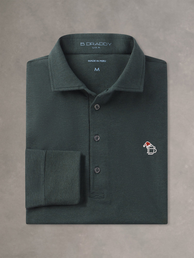 QUINLIVAN POLO | SANTA HAT | ROLLING ROCK HEATHER