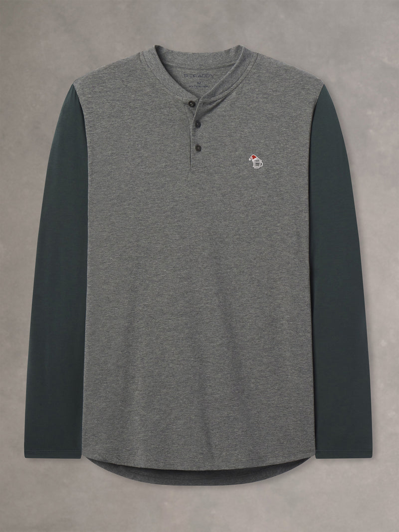 THE HOBBS | SANTA HAT | CHARCOAL HEATHER/ROLLING ROCK