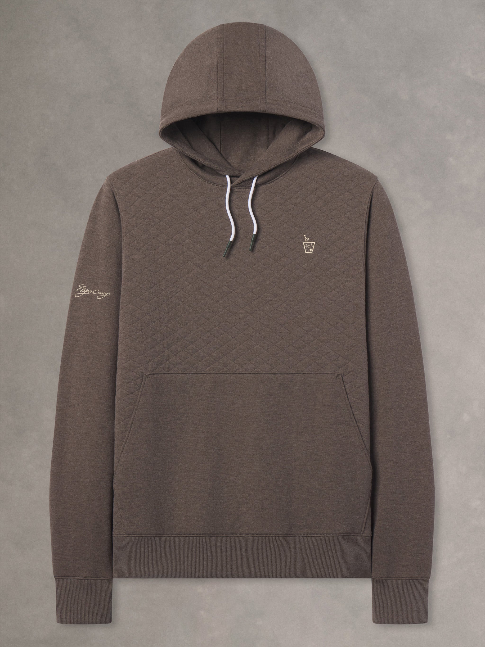 ANDY QUILTED HOODIE | ELIJAH CRAIG | ELK HEATHER