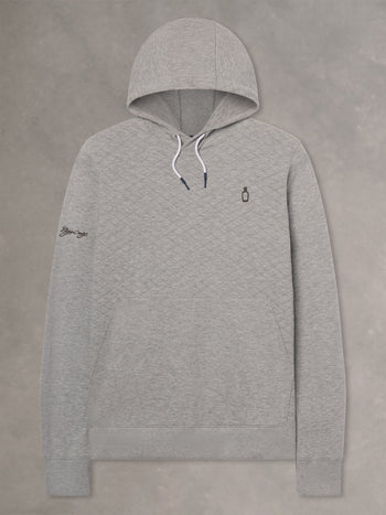 ANDY QUILTED HOODIE | ELIJAH CRAIG | GREY HEATHER