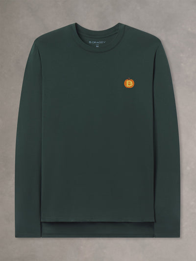 DEWEY LONG SLEEVE TEE | PUMPKIN | ROLLING ROCK
