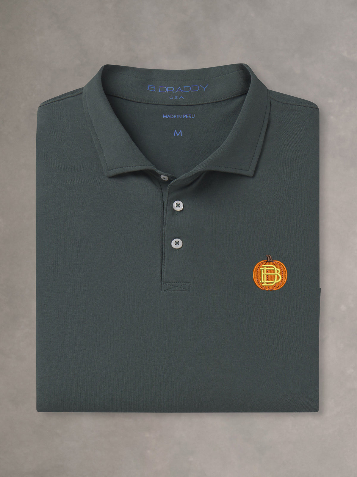 LIAM POLO (NON-POCKETED) | PUMPKIN | ROLLING ROCK - B.Draddy
