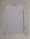 RUSS CREWNECK | PUMPKIN | GREY HEATHER