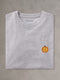 OWEN TEE | PUMPKIN | GREY HEATHER