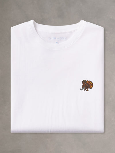 DEWEY SHORT-SLEEVE NON POCKET TEE | TURKEY | WHITE