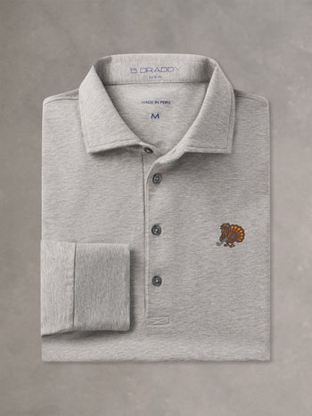 QUINLIVAN POLO | TURKEY | GREY HEATHER