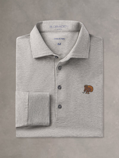QUINLIVAN POLO | TURKEY | GREY HEATHER