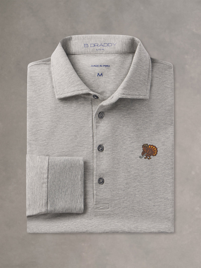 QUINLIVAN POLO | TURKEY | GREY HEATHER