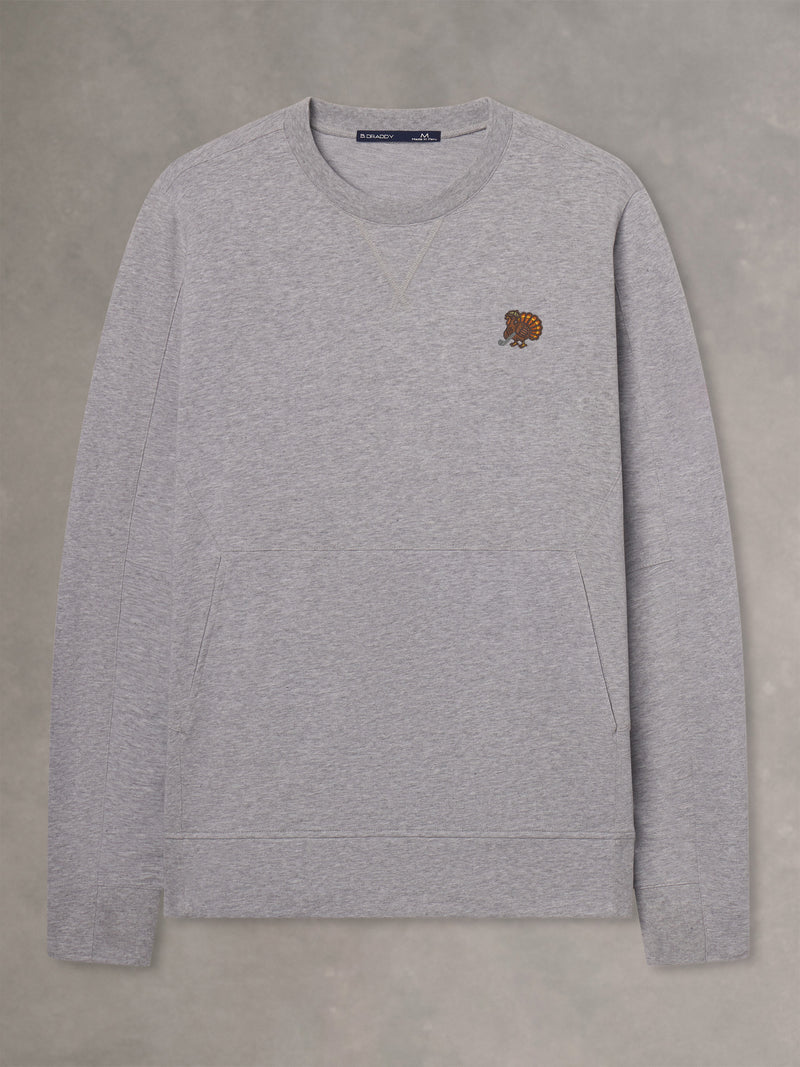 RUSS CREWNECK | TURKEY | GREY HEATHER