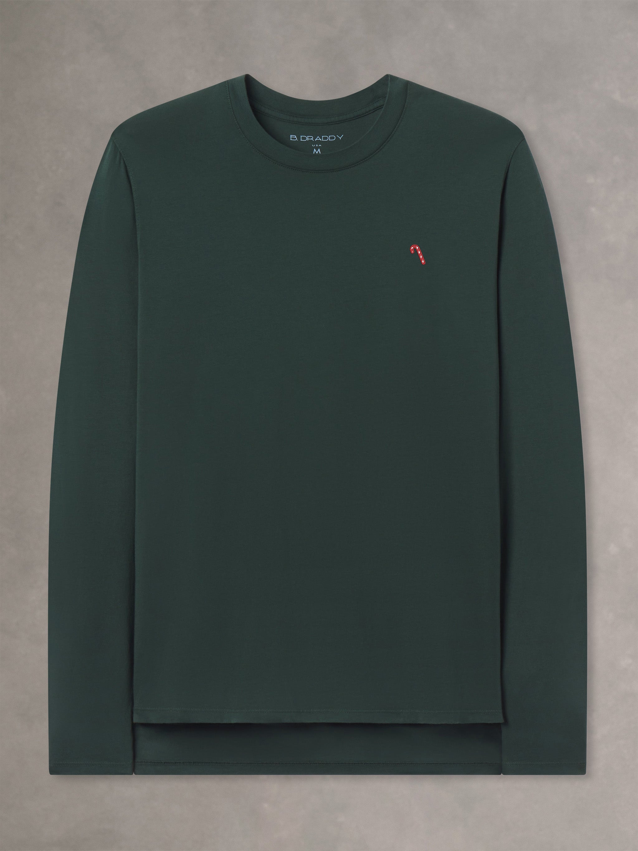 DEWEY LONG SLEEVE TEE | CANDY CANE | ROLLING ROCK