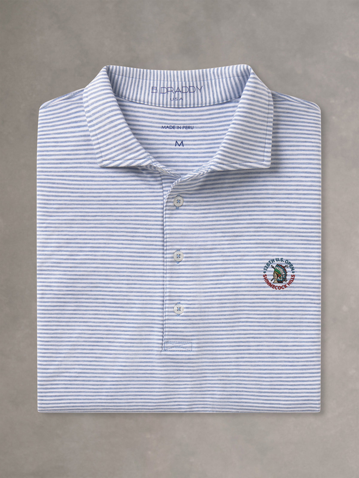 GIBSON POLO | 2026 U.S. Open | INDIGO HEATHER - B.Draddy