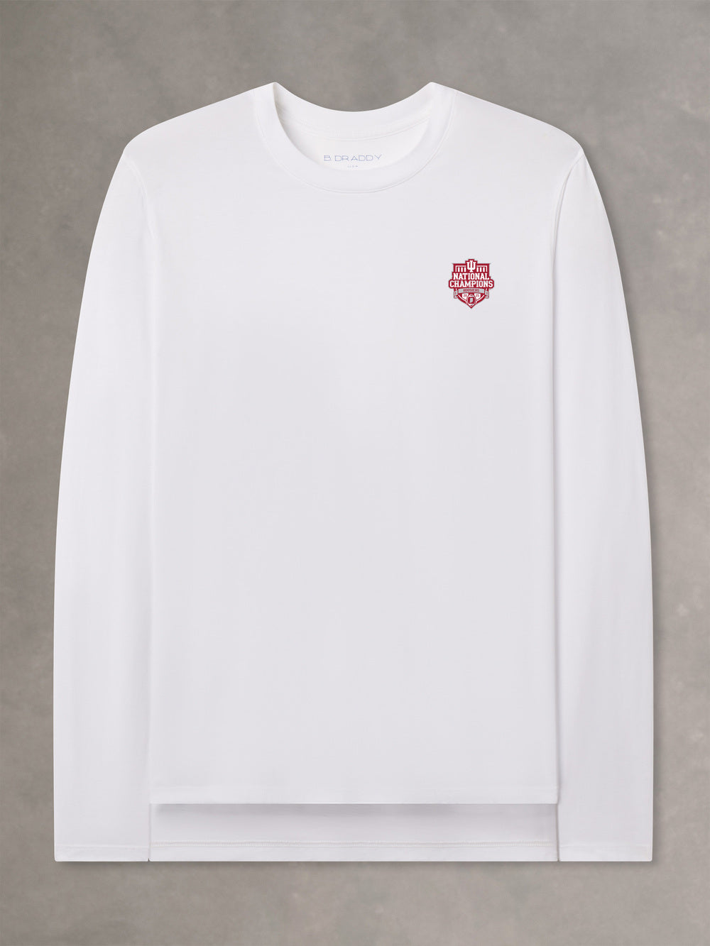 DEWEY LONG SLEEVE TEE | INDIANA CHAMPIONS | WHITE