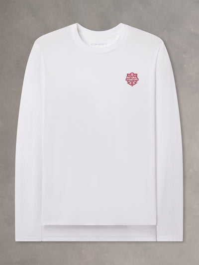DEWEY LONG SLEEVE TEE | INDIANA CHAMPIONS | WHITE