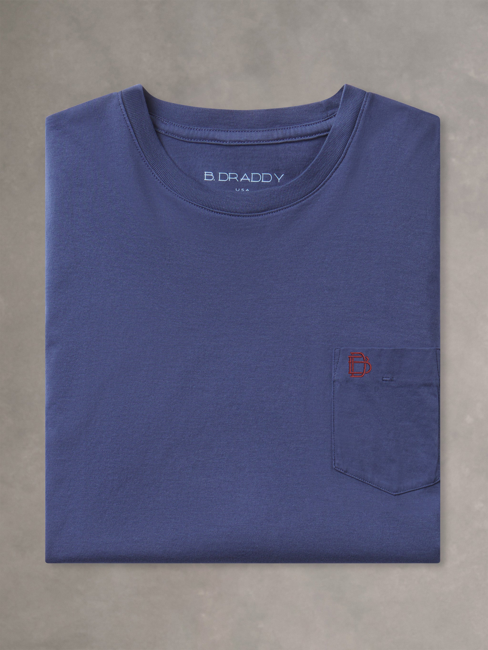 DEWEY SHORT-SLEEVE POCKET TEE | BD HOLIDAY | REGAL
