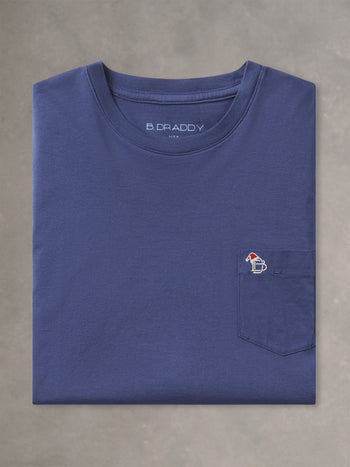 DEWEY SHORT-SLEEVE POCKET TEE | SANTA HAT | REGAL