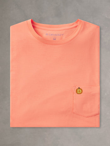 DEWEY POCKET TEE | PUMPKIN | SANDY LANE