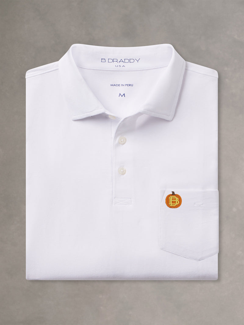 LIAM POLO | PUMPKIN | WHITE