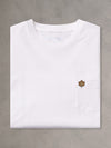 DEWEY SHORT-SLEEVE POCKET TEE | LEAF | WHITE