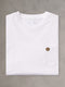 DEWEY SHORT-SLEEVE POCKET TEE | LEAF | WHITE
