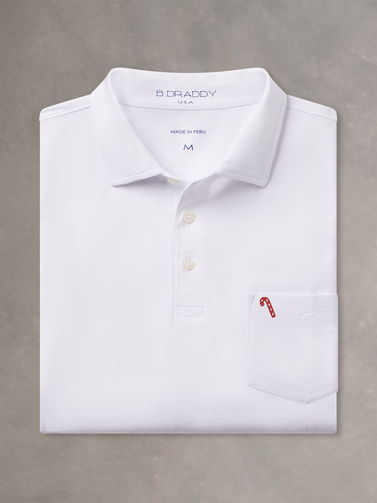LIAM POLO | CANDY CANE | WHITE - B.Draddy