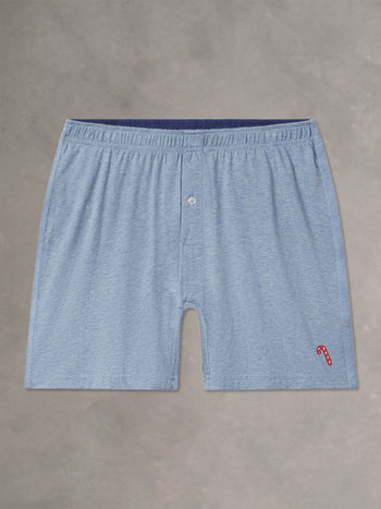RICHARD BOXER | CANDY CANE | INDIGO HEATHER