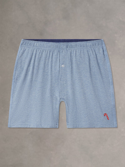 RICHARD BOXER | CANDY CANE | INDIGO HEATHER