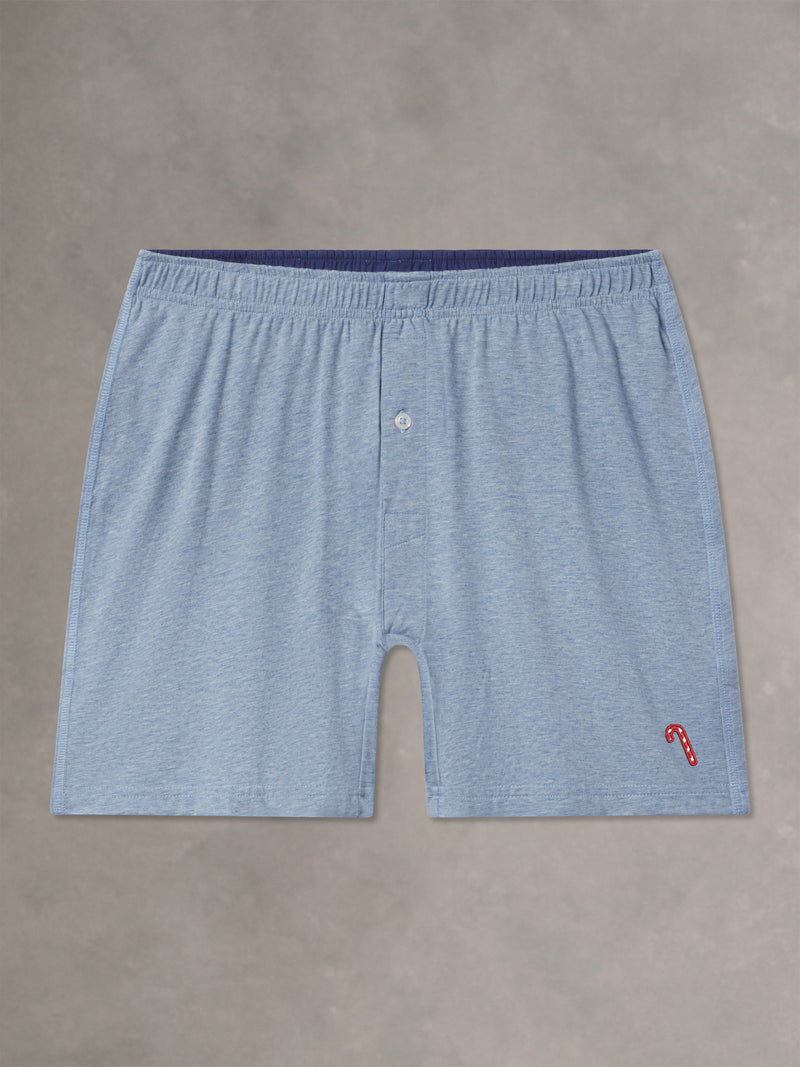RICHARD BOXER | CANDY CANE | INDIGO HEATHER