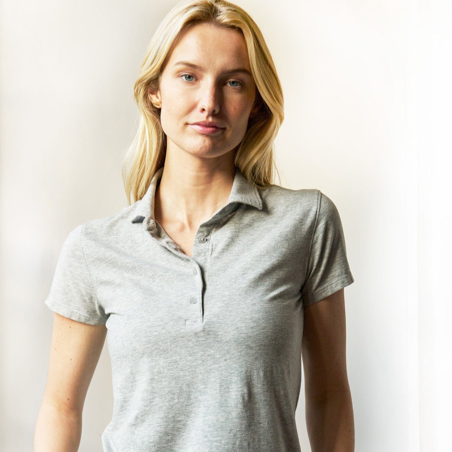 B.Draddy GREY HEATHER / XS PATRICIA POLO