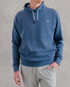 ANDY QUILTED HOODIE | BD ICON | ATLANTIC HEATHER