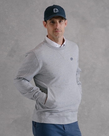 RUSS CREWNECK | BD ICON | GREY HEATHER