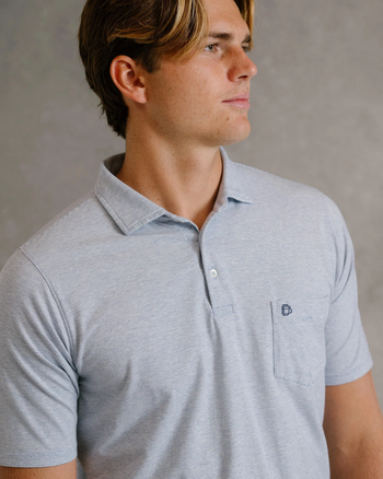 VIN POLO | BD ICON | INDIGO HEATHER - B.Draddy