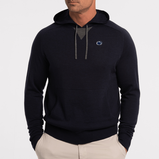 B.Draddy NAUTI HEATHER / SML PENN STATE | FINN MERINO HOODIE | COLLEGIATE