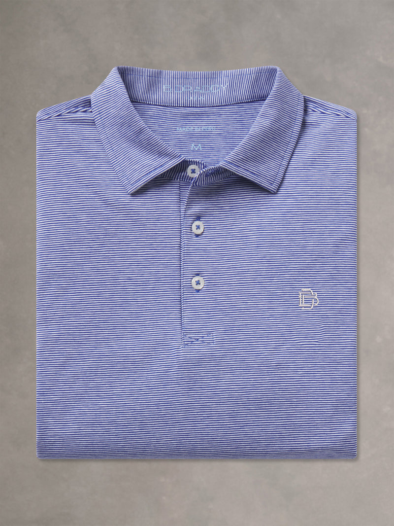 Vin Striped Cotton Polo | BD Icon