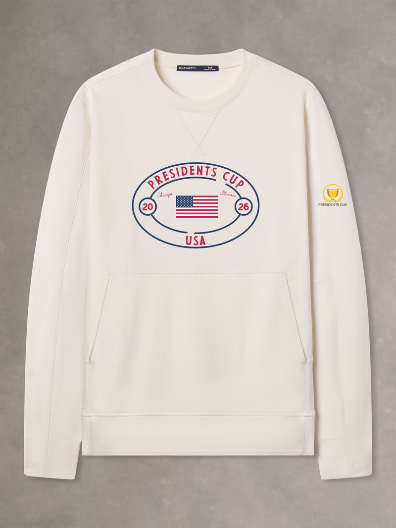 Russ French Terry Cotton Crewneck | USA