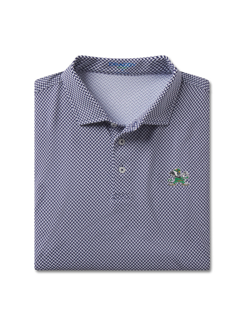 Cool Adamsick Polo | Notre Dame Leprechaun