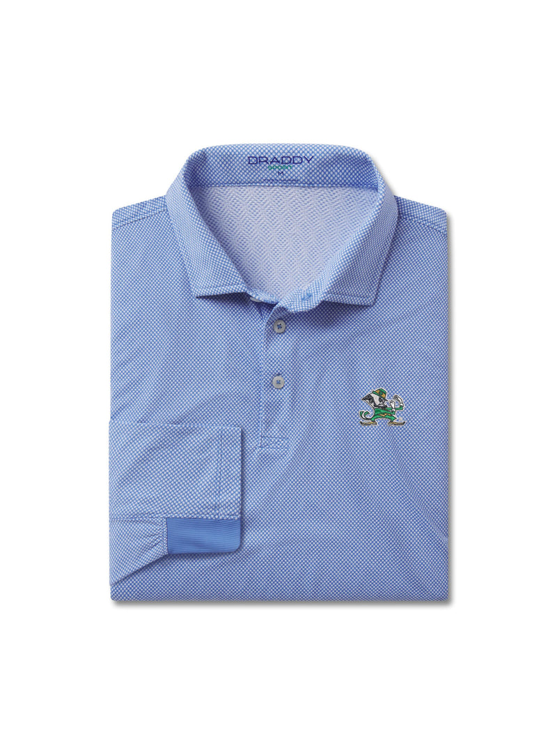 Cool Hand Luke Polo | Notre Dame Leprechaun