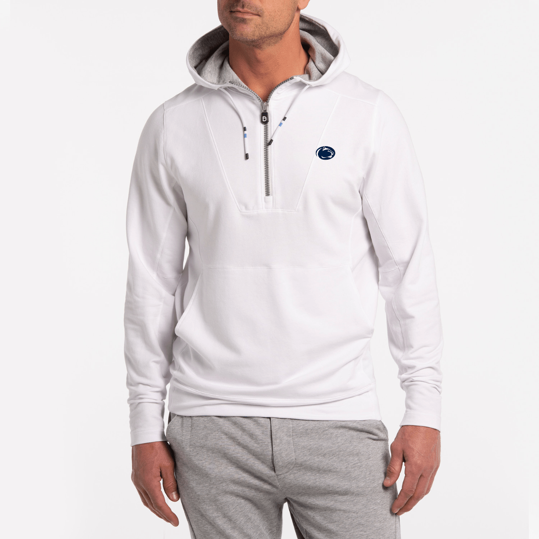 B.Draddy WHITE/GREY HEATHER / SML PENN STATE | THE PROCTOR HOODIE | COLLEGIATE