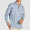 B.Draddy Clothing BATIK HEATHER / SML UCONN | JACK LONG-SLEEVE POLO | COLLEGIATE