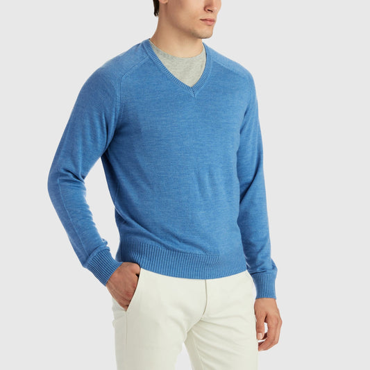 CHARLES MERINO V-NECK - B.Draddy