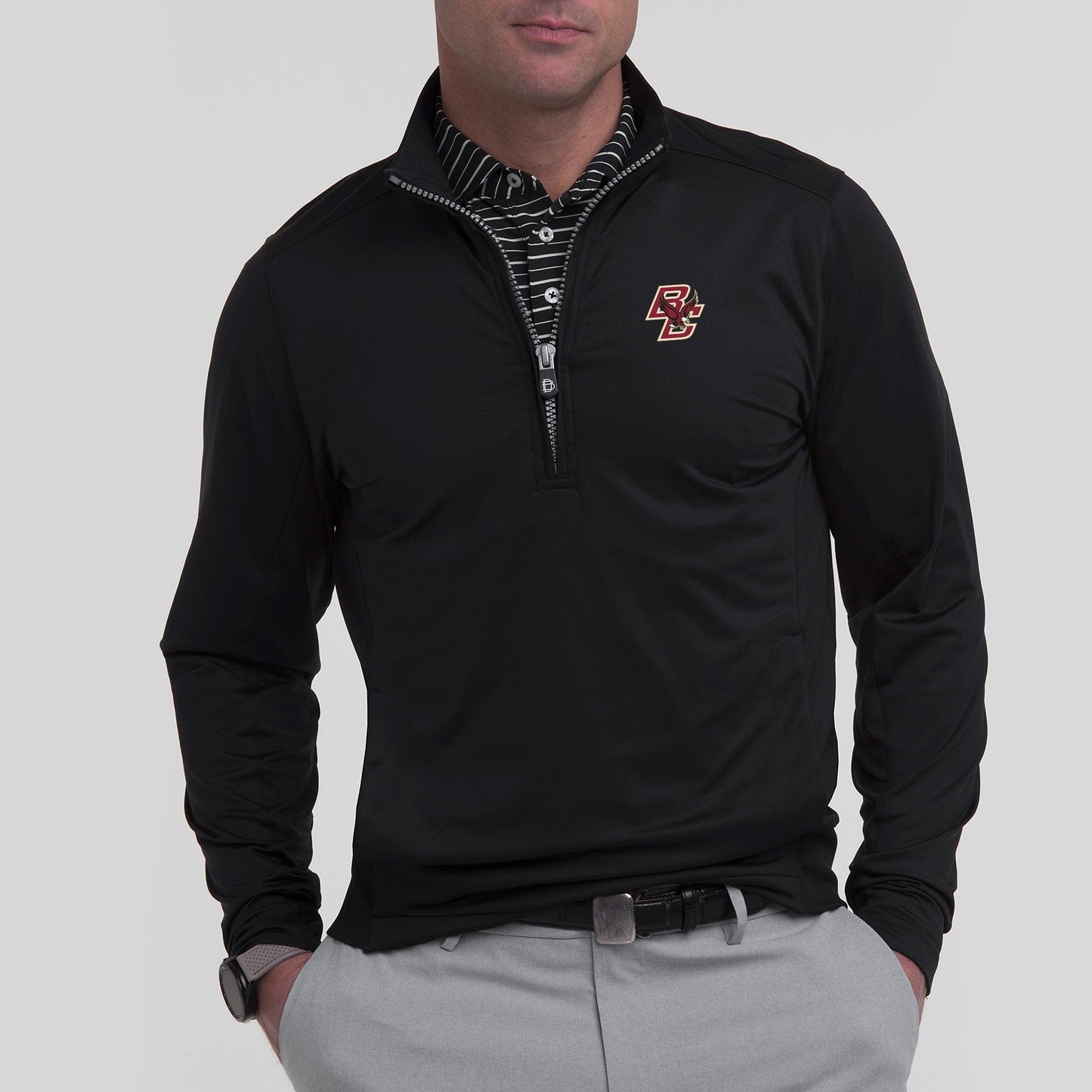 B.Draddy DARK KNIGHT / SML BOSTON COLLEGE | DRADDY SPORT BLAIR HALF ZIP | COLLEGIATE