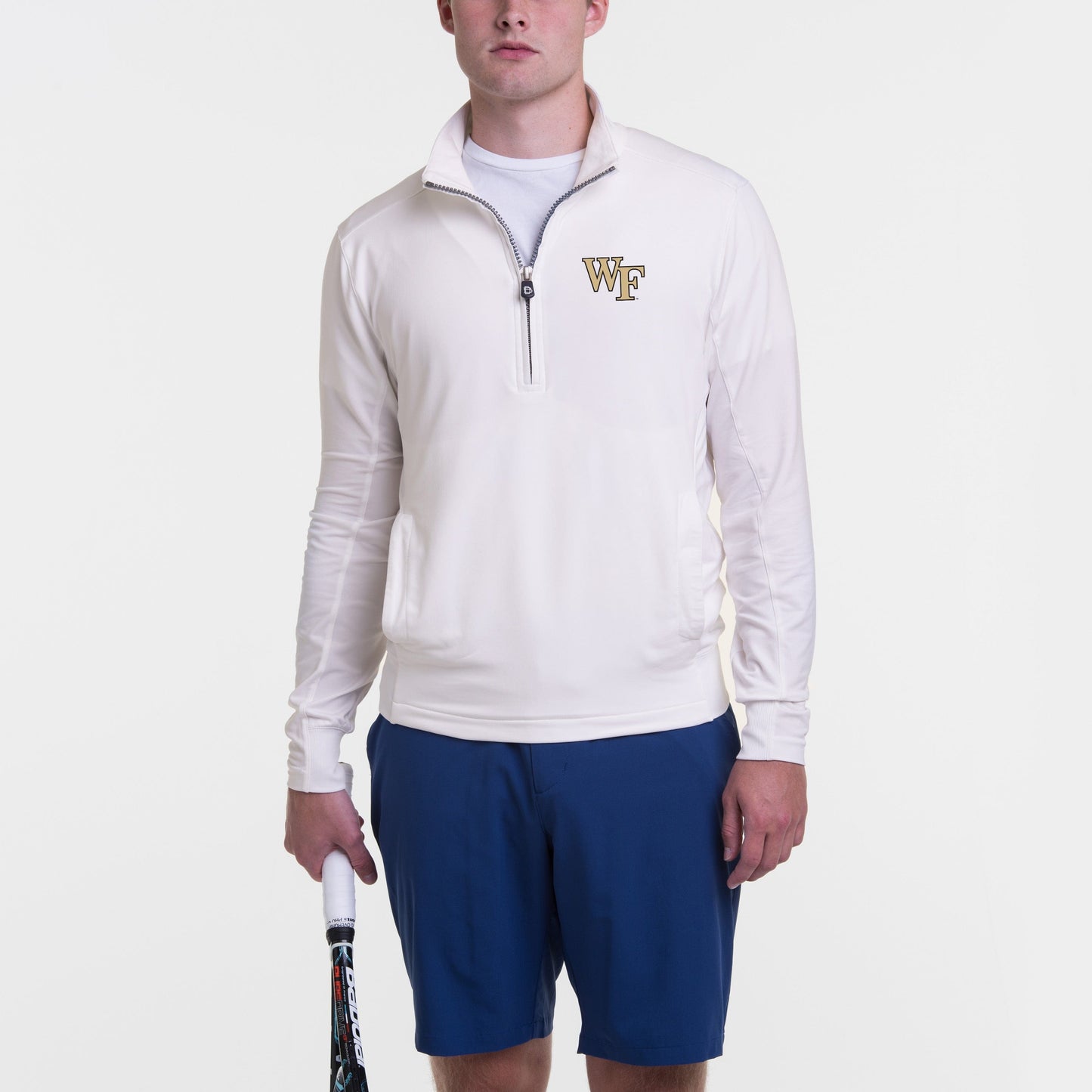 B.Draddy WHITE / SML WAKE FOREST | DRADDY SPORT BLAIR HALF ZIP | COLLEGIATE