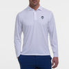 B.Draddy WHITE / SML UCONN HUSKY | DRADDY SPORT LEE LONG-SLEEVE POLO | COLLEGIATE