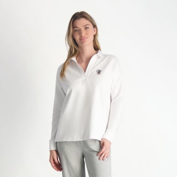 2025 U.S. OPEN | ELIZABETH POLO SWEATSHIRT - B.Draddy WHITE / XS 2025 U.S. OPEN | ELIZABETH POLO SWEATSHIRT