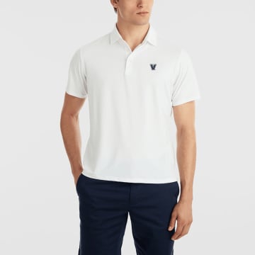 VILLANOVA | DRADDY SPORT RYAN POLO | COLLEGIATE - B.Draddy WHITE / SML VILLANOVA | DRADDY SPORT RYAN POLO | COLLEGIATE