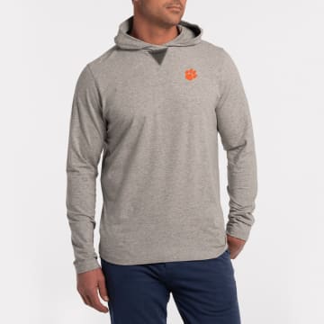 CLEMSON | WILLIE HOODIE | COLLEGIATE - B.Draddy GREY HEATHER/CHARCOAL / SML CLEMSON | WILLIE HOODIE | COLLEGIATE