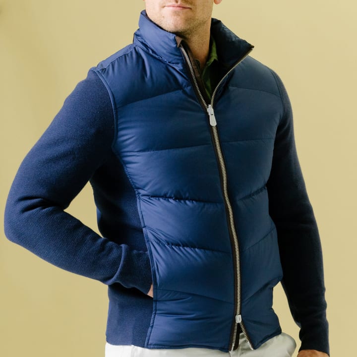 WILEY DOWN JACKET - B.Draddy NAUTI / SML WILEY DOWN SWEATER