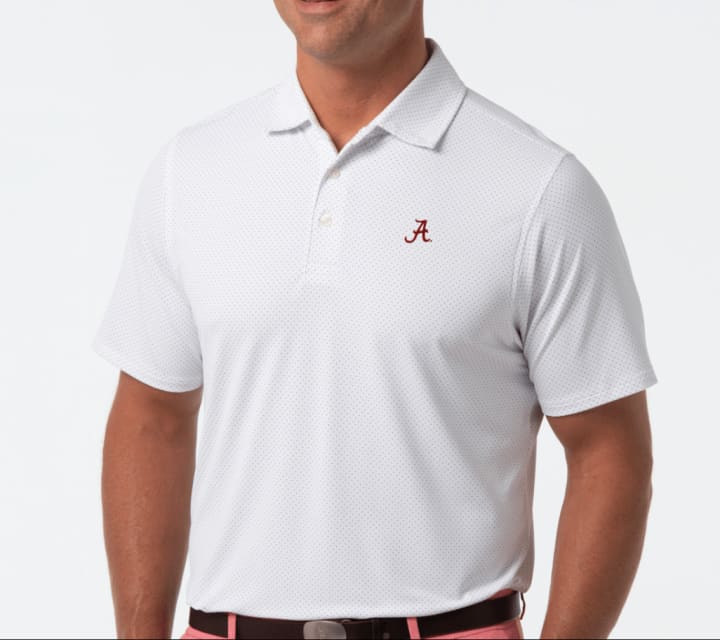 ALABAMA | DRADDY SPORT CAPTAIN COOL POLO | COLLEGIATE - B.Draddy ALABAMA | DRADDY SPORT CAPTAIN COOL POLO | COLLEGIATE