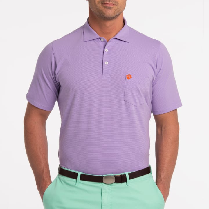 CLEMSON | VIN POLO | COLLEGIATE - B.Draddy Clothing RIGHTEOUS / SML CLEMSON | VIN POLO | COLLEGIATE